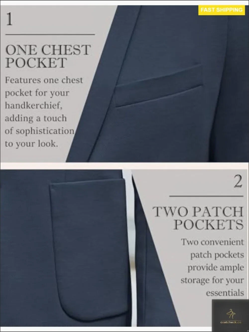Slim Fit Knit Blazer Lightweight Stretch Sport Coat Casual Two Button Jacket